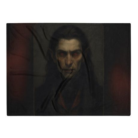 The Crimson Gaze-Throw Blanket