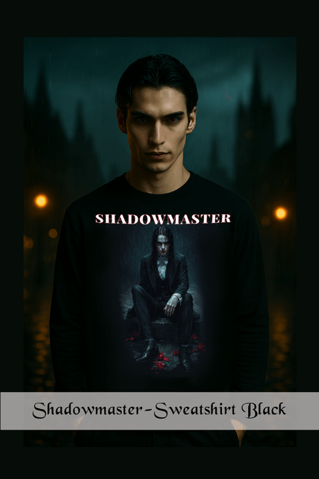 Shadowmaster-All-Over Print Recycled Unisex Sweatshirt-Black