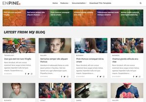 Enpine Blogger Template Extended Version