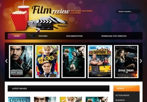Film Reviews Blogger Template Premium Version