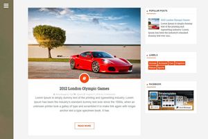 Deep Views Blogger Template Extended Version