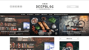 Deep Blog Blogger Template Premium Version