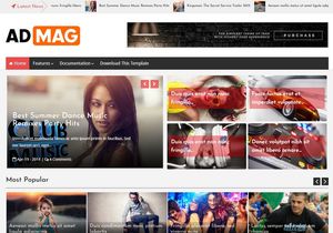 Ad Mag Blogger Template Extended Version