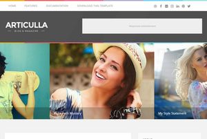 Articulla Blogger Template Premium Version