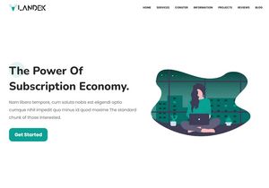 Landek Blogger Template Extended Version