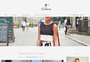 Calmer Blogger Template Extended Version