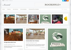 Accord Blogger Template Premium Version