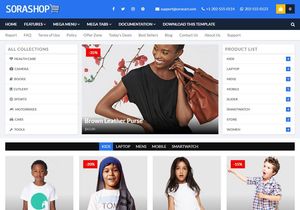 SoraShop Blogger Template Extended Version