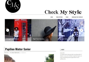Check My Style Blogger Template Premium Version
