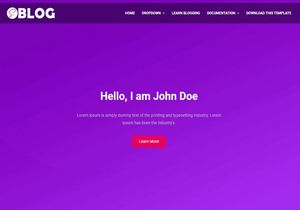 Saas Blog Blogger Template Premium Version