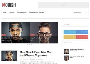 Modish Blogger Template Premium Version