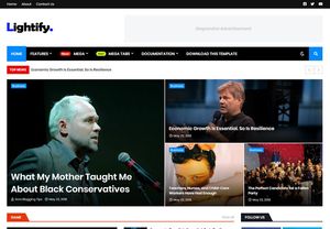 Lightify Blogger Template Premium Version