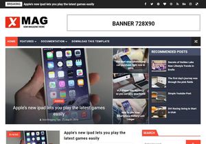 XMag Blogger Template Extended Version