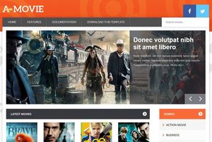 Movie Blogger Template Premium Version