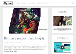 Sycon Blogger Template Premium Version