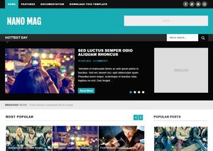 Nano Mag Blogger Template Extended Version