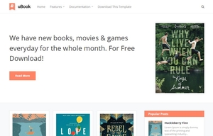uBook Blogger Template Extended Version