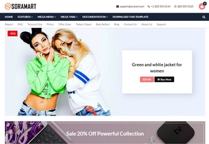 SoraMart Blogger Template Extended Version