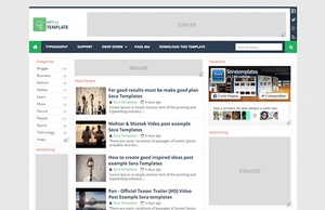 mBlog Blogger Template Premium Version