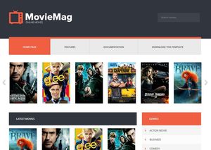 Movie Mag Blogger Template Extended Version