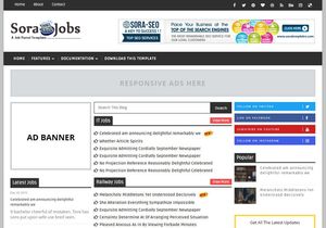 Sora Jobs Blogger Template Extended Version