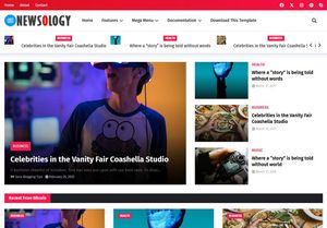 Newsology Blogger Template Extended Version