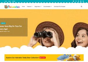 Pocomelon Blogger Template Premium Version