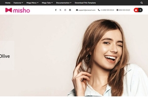 Misho Blogger Template Premium Version