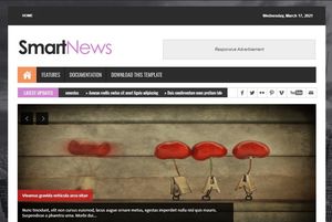 Smart News Blogger Template Premium Version