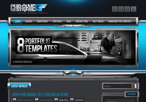 Chrome GT Blogger Template Premium Version