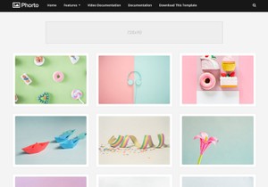  Phorto Blogger Template Premium Version