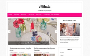 Attitude Blogger Template Premium Version