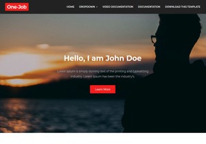OneJob Blogger Template Extended Version