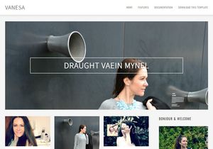 Vanesa Blogger Template Premium Version