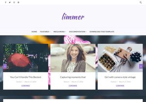 Limmer Blogger Template Premium Version