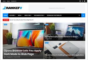Rankify Blogger Template Premium Version