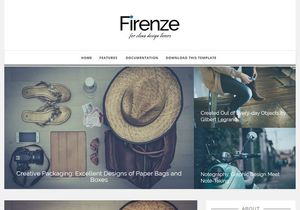 Firenze Blogger Template Premium Version