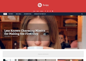 Swipy Blogger Template Extended Version