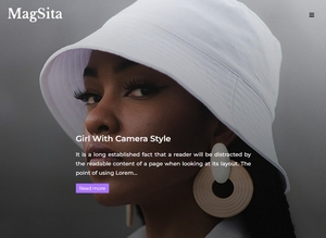 Magsita Blogger Template Premium Version