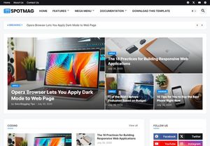 SpotMag Blogger Template Extended Version
