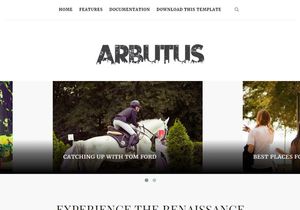Arbutus Blogger Template Extended Version
