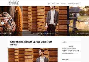 NeoMag Blogger Template Premium Version