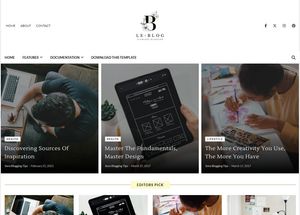Le Blog Blogger Template Extended Version