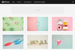 Phorto Blogger Template Extended Version