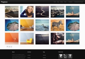 Pegasus Blogger Template Premium Version