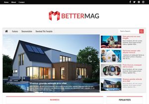 Better Mag Blogger Template Premium Version