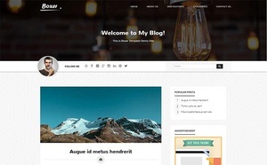 Boxer Blogger Template Premium Version