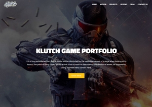 Klutch Blogger Template Extended Version