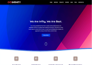 Infinity Blogger Template Extended Version
