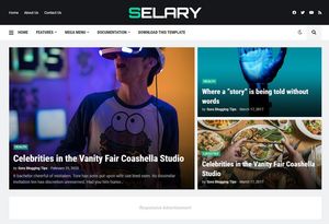Selary Blogger Template Extended Version